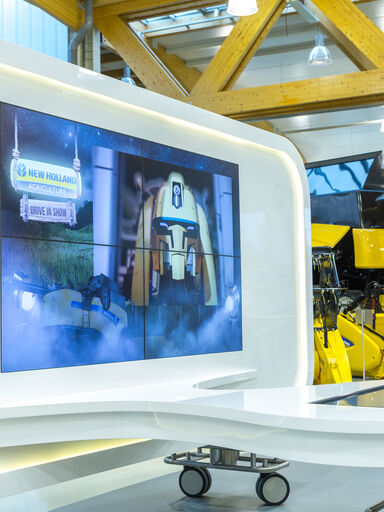 Digitale showroom bij New Holland